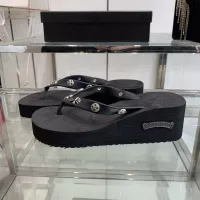$64.00 USD Chrome Hearts Slippers For Women #1320691