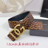 $60.00 USD Dolce & Gabbana D&G AAA Quality Belts In 7.0cm For Unisex #1327481