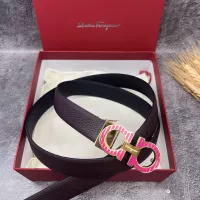 $56.00 USD Salvatore Ferragamo AAA Quality Belts In 2.5cm For Women #1328649