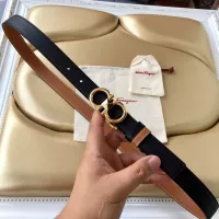 $56.00 USD Salvatore Ferragamo AAA Quality Belts In 2.5cm For Women #1328680