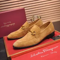 $98.00 USD Salvatore Ferragamo Leather Shoes For Men #1329543