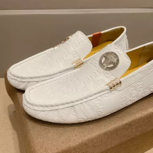 Replica Versace Leather Shoes For Men #1331215 $76.00 USD for Wholesale