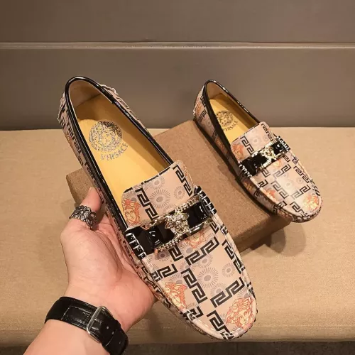 Replica Versace Leather Shoes For Men #1331242, $76.00 USD, [ITEM#1331242], Replica Versace Leather Shoes outlet from China