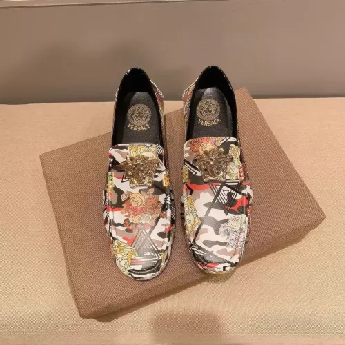 Replica Versace Leather Shoes For Men #1331246, $76.00 USD, [ITEM#1331246], Replica Versace Leather Shoes outlet from China