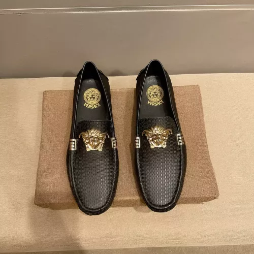 Replica Versace Leather Shoes For Men #1331248, $76.00 USD, [ITEM#1331248], Replica Versace Leather Shoes outlet from China