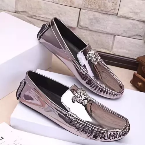 Replica Versace Leather Shoes For Men #1331255, $76.00 USD, [ITEM#1331255], Replica Versace Leather Shoes outlet from China