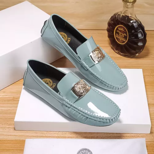 Replica Versace Leather Shoes For Men #1331265, $76.00 USD, [ITEM#1331265], Replica Versace Leather Shoes outlet from China