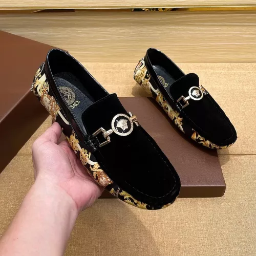 Replica Versace Leather Shoes For Men #1331275, $76.00 USD, [ITEM#1331275], Replica Versace Leather Shoes outlet from China