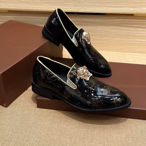 Replica Versace Leather Shoes For Men #1331278, $85.00 USD, [ITEM#1331278], Replica Versace Leather Shoes outlet from China