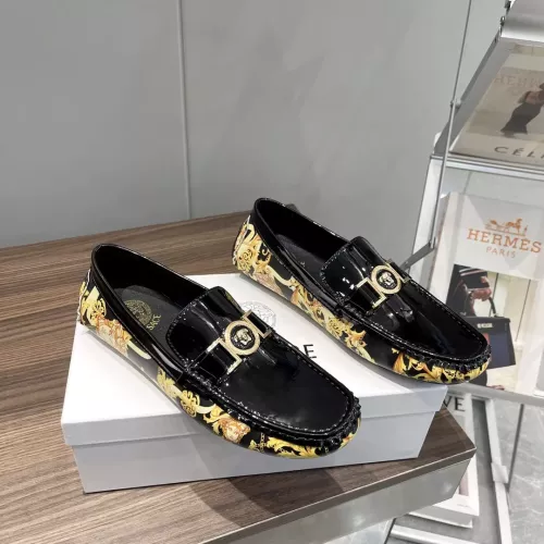 Replica Versace Leather Shoes For Men #1331279, $76.00 USD, [ITEM#1331279], Replica Versace Leather Shoes outlet from China
