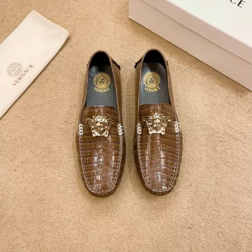 Replica Versace Leather Shoes For Men #1331288, $76.00 USD, [ITEM#1331288], Replica Versace Leather Shoes outlet from China