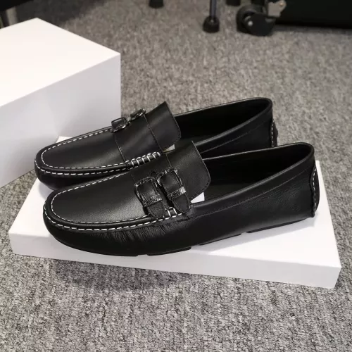 Replica Versace Leather Shoes For Men #1331290, $76.00 USD, [ITEM#1331290], Replica Versace Leather Shoes outlet from China