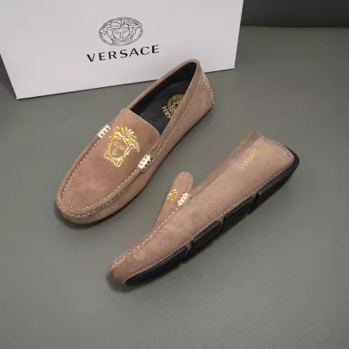 Replica Versace Leather Shoes For Men #1331291, $76.00 USD, [ITEM#1331291], Replica Versace Leather Shoes outlet from China