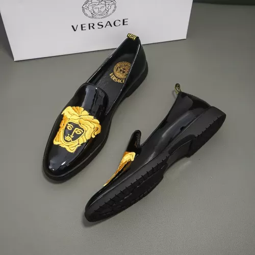 Replica Versace Leather Shoes For Men #1331295, $85.00 USD, [ITEM#1331295], Replica Versace Leather Shoes outlet from China