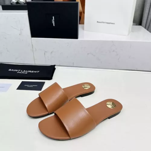 Replica Yves Saint Laurent YSL Slippers For Women #1331378, $85.00 USD, [ITEM#1331378], Replica Yves Saint Laurent YSL Slippers outlet from China