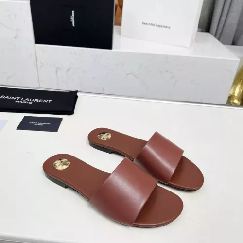 Replica Yves Saint Laurent YSL Slippers For Women #1331380, $85.00 USD, [ITEM#1331380], Replica Yves Saint Laurent YSL Slippers outlet from China