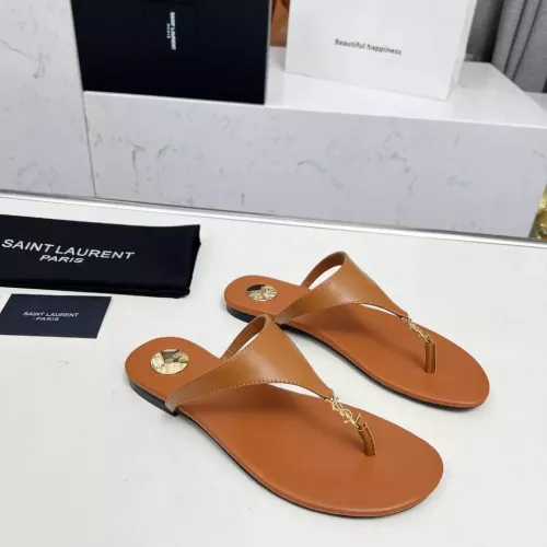Replica Yves Saint Laurent YSL Slippers For Women #1331386, $85.00 USD, [ITEM#1331386], Replica Yves Saint Laurent YSL Slippers outlet from China