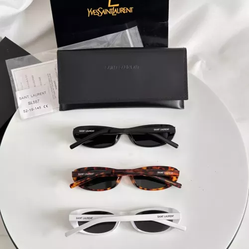 Replica Yves Saint Laurent YSL AAA Quality Sunglasses #1334027 $48.00 USD for Wholesale