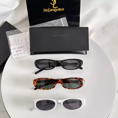 Replica Yves Saint Laurent YSL AAA Quality Sunglasses #1334027 $48.00 USD for Wholesale