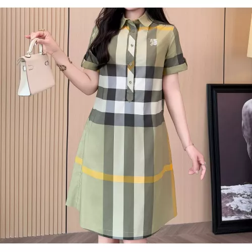 Burberry Dresses Short Sleeved For Women #1335839