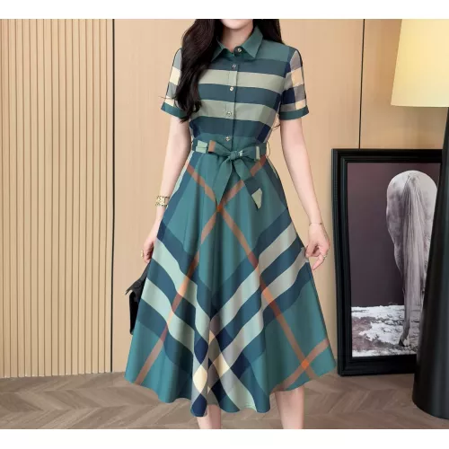 Burberry Dresses Short Sleeved For Women #1335840