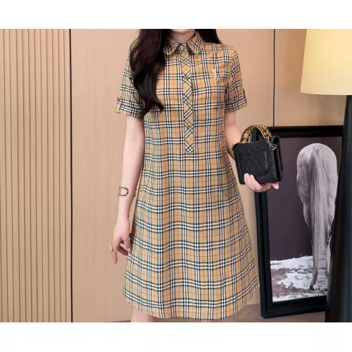 Burberry Dresses Short Sleeved For Women #1335844