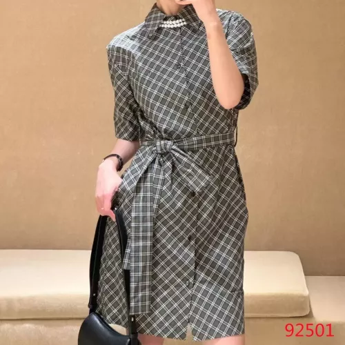 Burberry Dresses Short Sleeved For Women #1335865