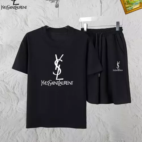 Yves Saint Laurent YSL Tracksuits Short Sleeved For Men #1336067