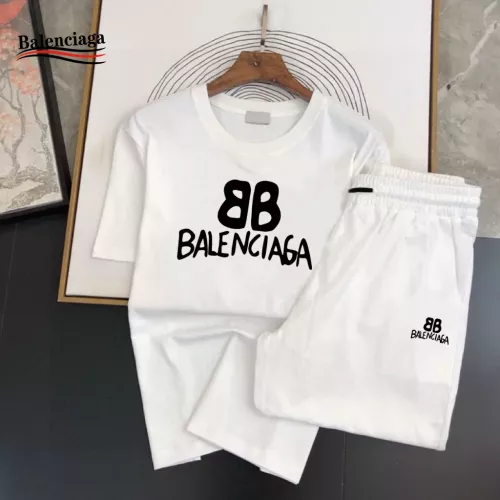 Balenciaga Fashion Tracksuits Short Sleeved For Men #1336117