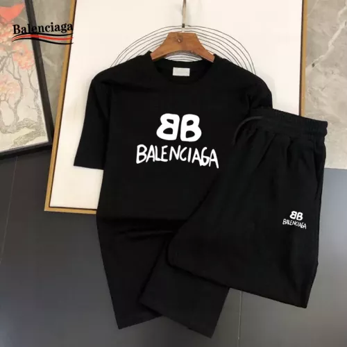 Balenciaga Fashion Tracksuits Short Sleeved For Men #1336118
