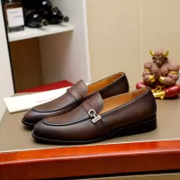 $85.00 USD Salvatore Ferragamo Leather Shoes For Men #1330774