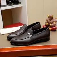 $85.00 USD Salvatore Ferragamo Leather Shoes For Men #1330781