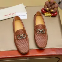 $76.00 USD Salvatore Ferragamo Leather Shoes For Men #1330808