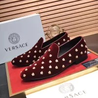 $88.00 USD Versace Leather Shoes For Men #1331034