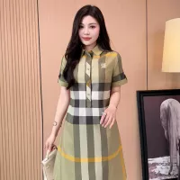 $85.00 USD Burberry Dresses Short Sleeved For Women #1335839