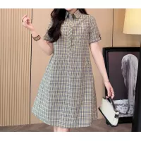 $85.00 USD Burberry Dresses Short Sleeved For Women #1335842