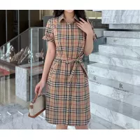 $85.00 USD Burberry Dresses Short Sleeved For Women #1335859