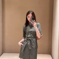 $85.00 USD Burberry Dresses Short Sleeved For Women #1335865