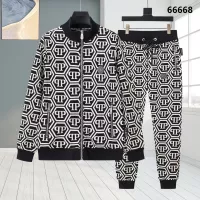 $102.00 USD Philipp Plein PP Tracksuits Long Sleeved For Men #1338327