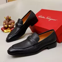 $88.00 USD Salvatore Ferragamo Leather Shoes For Men #1340010
