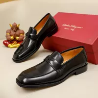 $88.00 USD Salvatore Ferragamo Leather Shoes For Men #1340013
