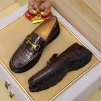 $88.00 USD Salvatore Ferragamo Leather Shoes For Men #1340044