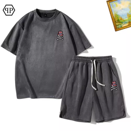Philipp Plein PP Tracksuits Short Sleeved For Men #1342470