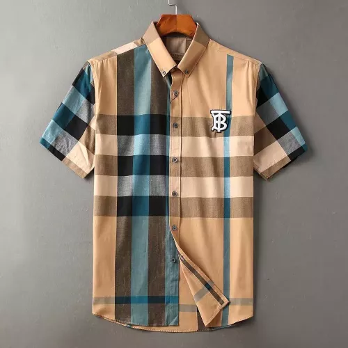 Burberry Shirts Short Sleeved For Men #1346588
