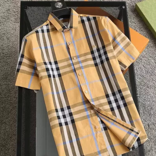 Burberry Shirts Short Sleeved For Men #1346597