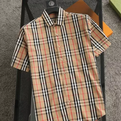 Burberry Shirts Short Sleeved For Men #1346611