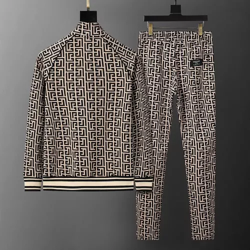 Replica Balmain Tracksuits Long Sleeved For Men #1346659 $72.00 USD for Wholesale