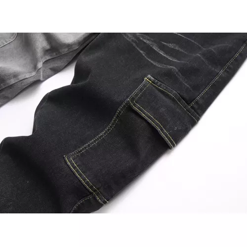 Replica Balmain Jeans For Men #1346766 $48.00 USD for Wholesale