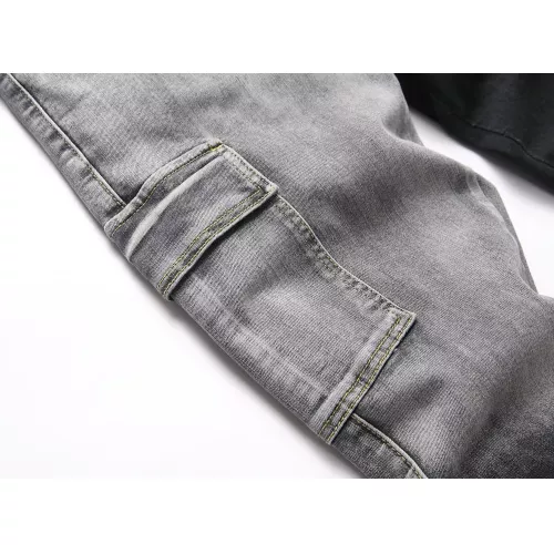 Replica Balmain Jeans For Men #1346766 $48.00 USD for Wholesale