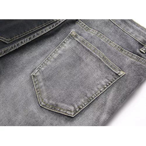 Replica Balmain Jeans For Men #1346766 $48.00 USD for Wholesale